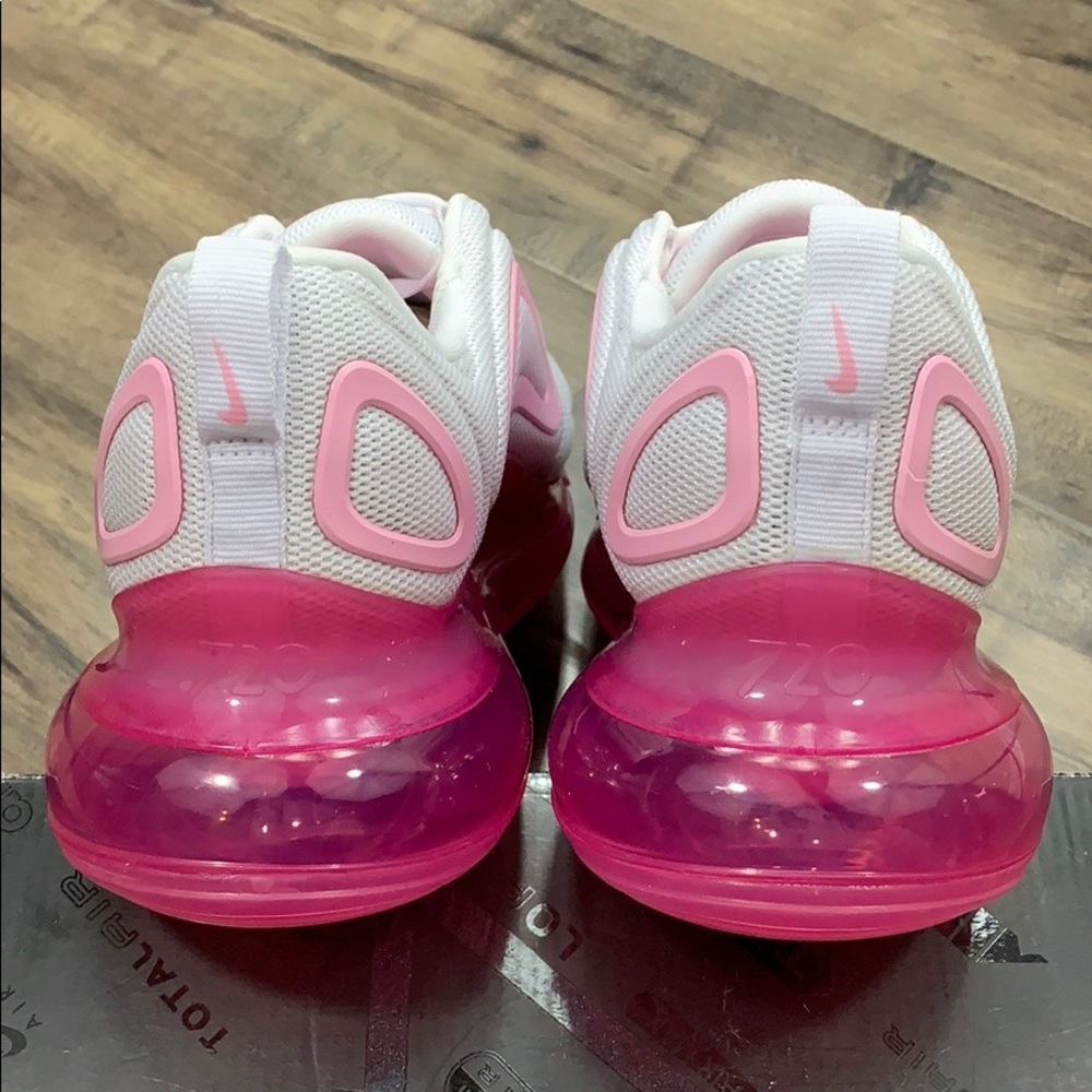 W NIKE AIR MAX 720 white/pink rise-laser fuchsia - Picture 11 of 16